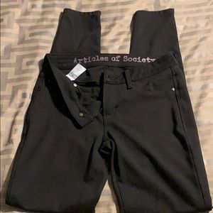 Articles of Society black skinny leg pants size 27
